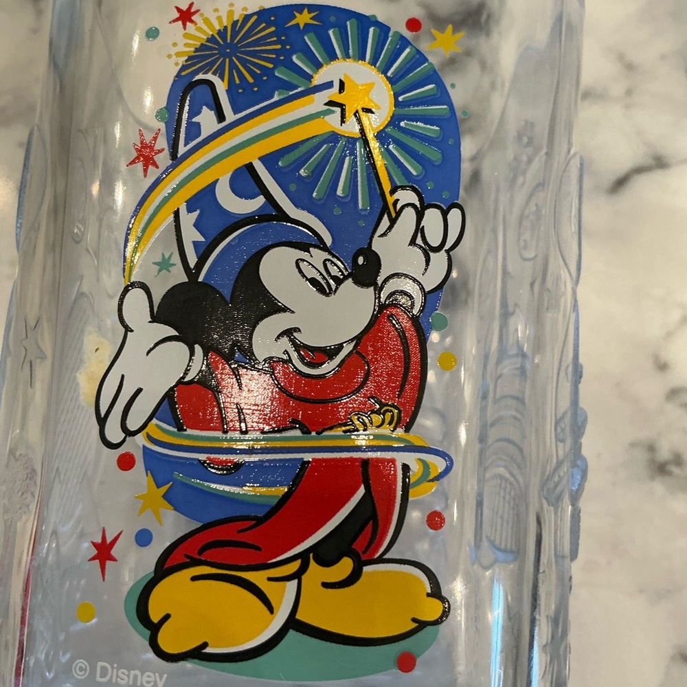 Disney Mickey Mouse Sorcerer Mug with Red, Blue, Yellow Accents
